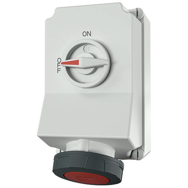 Mennekes Wall mounted recept., 63A4p6h400V, IP67 5110A image 1