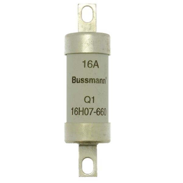 Fuse-link, low voltage, 16 A, AC 660 V, DC 250 V, BS88/A2, 22 x 82 mm, gL/gG, BS image 2