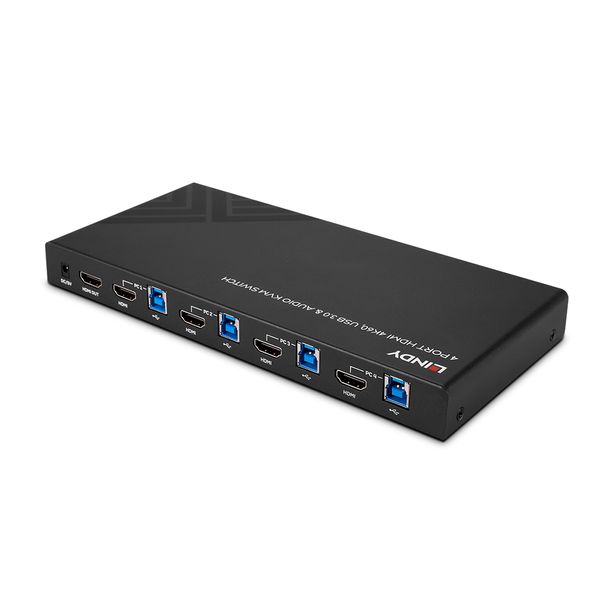 4 Port HDMI 4K60, USB 3.0 & Audio KVM Switch Switch between 4 HDMI® and USB 3.0 equipped PCs from one keyboard, mouse and monitor image 2