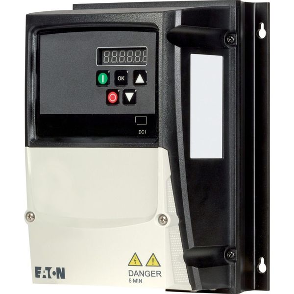 Variable frequency drive, 400 V AC, 3-phase, 4.1 A, 1.5 kW, IP66/NEMA 4X, Radio interference suppression filter, 7-digital display assembly, Additiona image 5