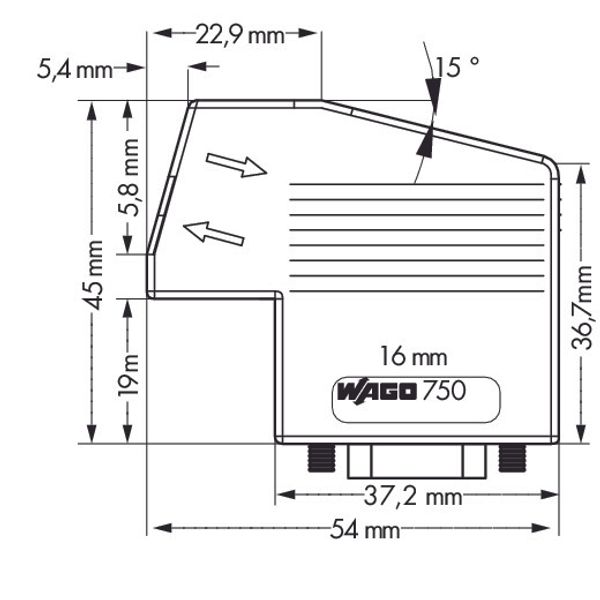 Fieldbus Connector CANopen with D-sub female connector 9-pole light gr image 4