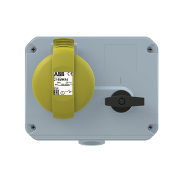 216MHS4 Industrial Switched Interlocked Socket Outlet image 3