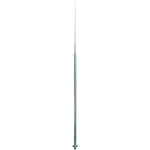 Air-term. rod D 40/16/10mm StSt L 7000mm with earthing bracket and KS  image 1