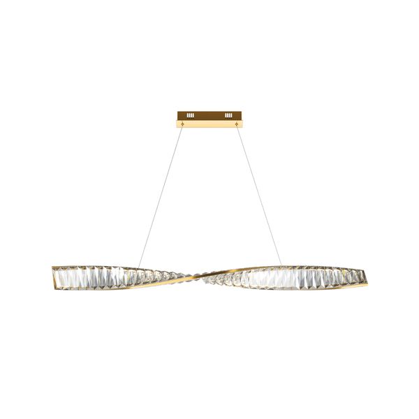 Pendant Krone Pendant lamp Brass image 1