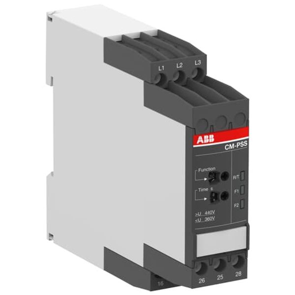 CM-PSS.31S Three-phase monitoring relay 2c/o, 0,0.1-30s, L1-L2-L3=3x380VAC image 2