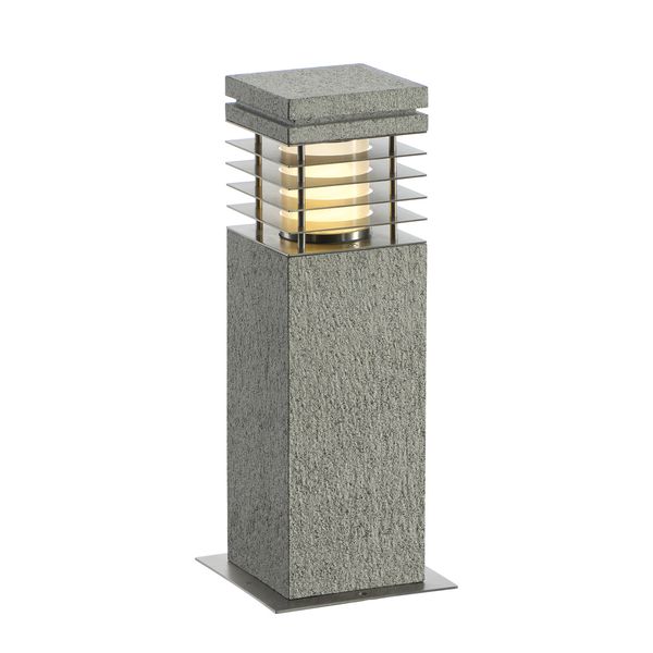 ARROCK GRANITE 40 floor lamp, E27, max. 15W, salt&pepper image 1