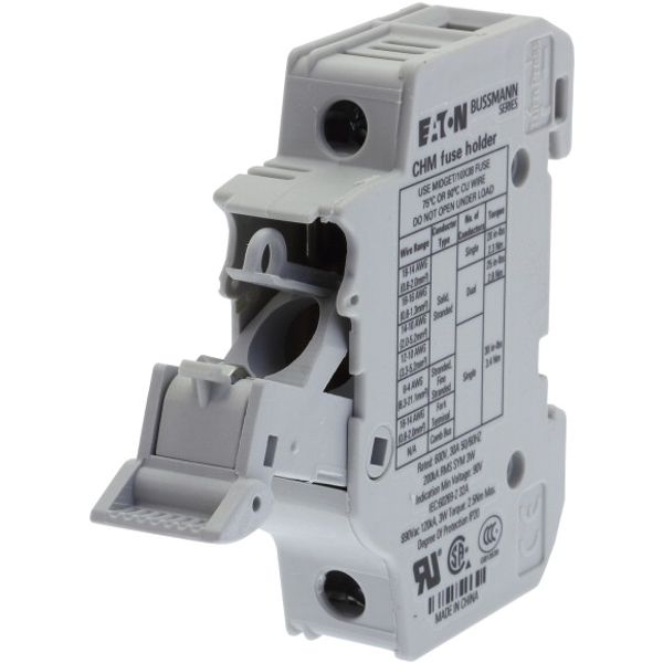 Fuse-holder, LV, 32 A, AC 690 V, 10 x 38 mm, 1P, UL, IEC, indicating, DIN rail mount image 5