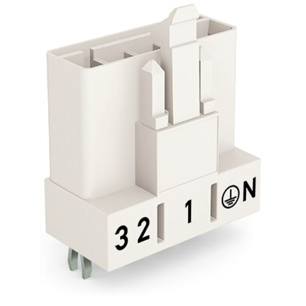 Plug for PCBs straight 5-pole white image 2