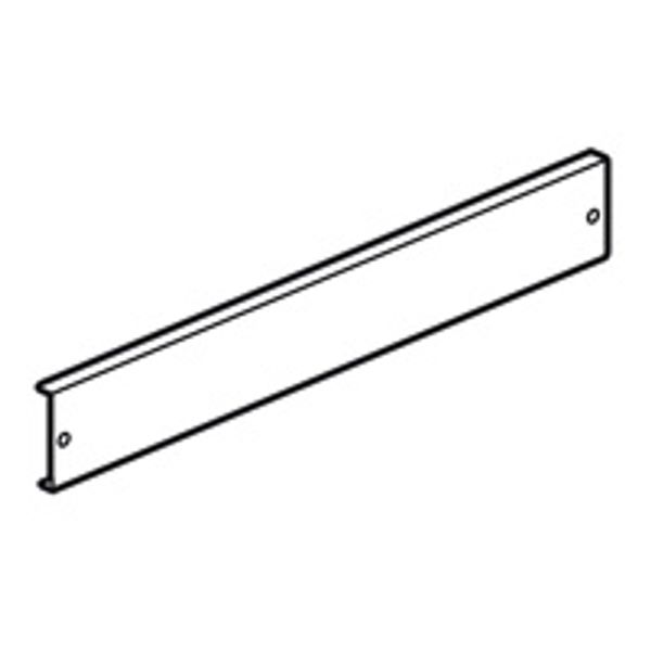 Set of 2 plain side trap for enclosure depth 600mm heigth 100mm image 1