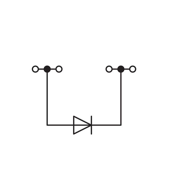 Component terminal block 4-conductor with diode 1N5408 gray image 4