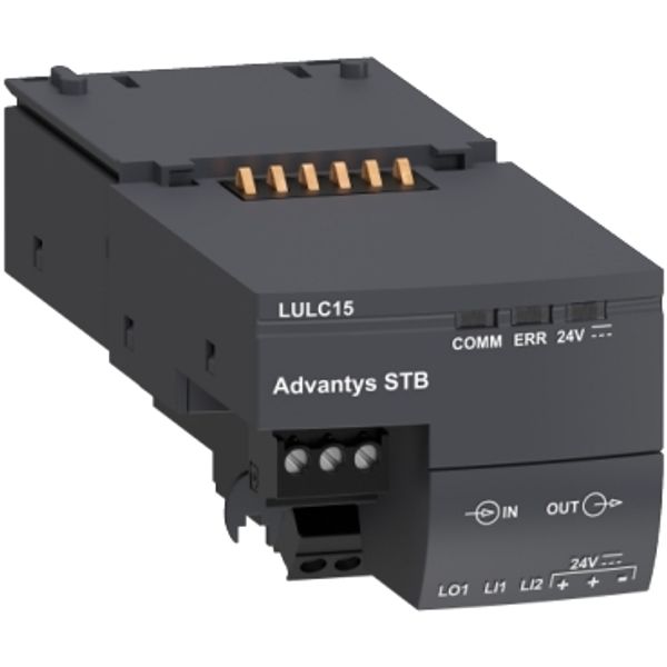 Advantys STB communication module, TeSys U, 24V DC supply image 4