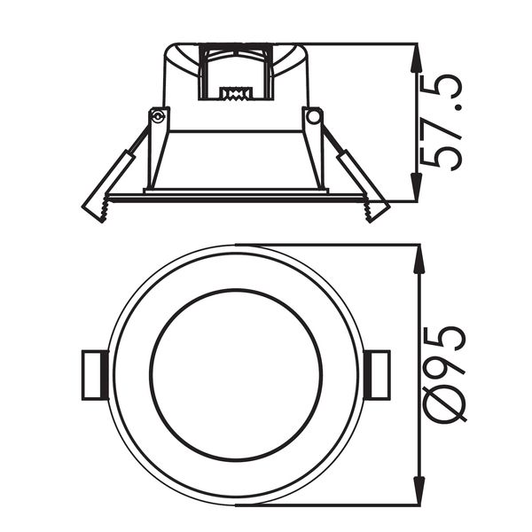 Segon Eco 7W Tri-white 3K, 4K, 6K 230V 90ø, ECG, white image 5