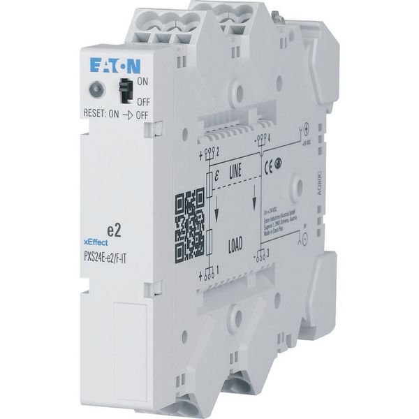 Electronic overcurrent protection for 24V DC, fix 10A w/o supply terminals image 2