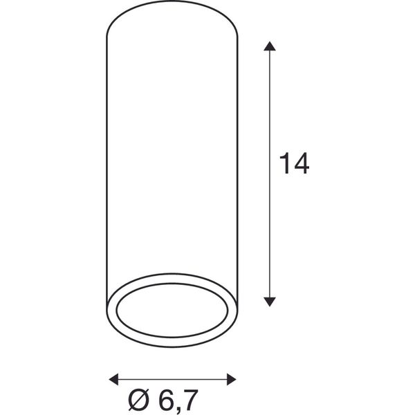 ENOLA_B ceiling luminaire, CL-1, GU10, max. 35W, brass image 2