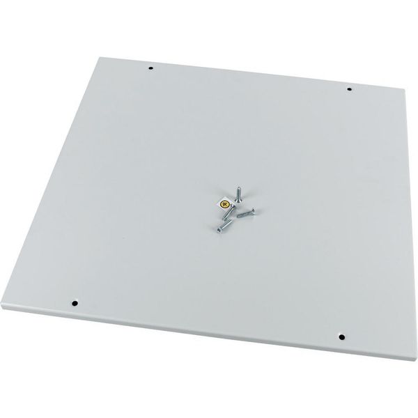 Front cover, +mounting kit, vertical, empty, HxW=600x600mm, grey image 5
