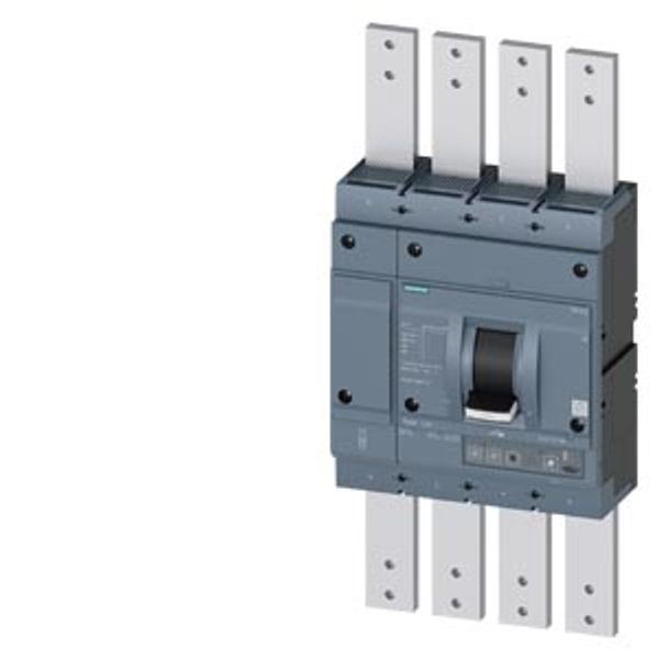 circuit breaker 3VA2 IEC Frame 1250 breaking capacity class H Icu=85 kA @ 415 V 4-pole line protection ETU320  LI In=1250 A image 1