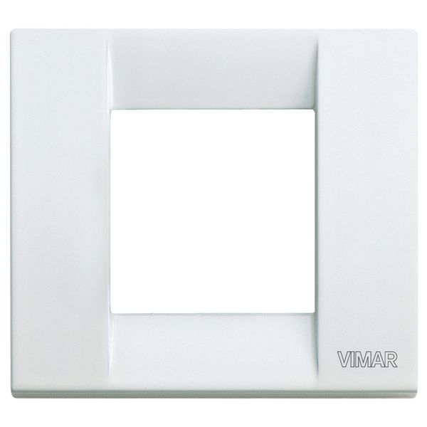 Classica plate 1-2M metal white image 1