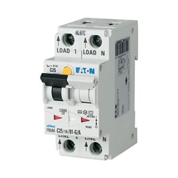 Electronic RCD/MCB combination, 13 A, 100 mA, MCB trip characteristic: C, 1p+N, RCD trip characteristic: A image 7