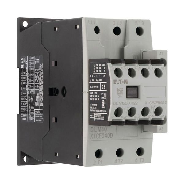 Contactor, 380 V 400 V 18.5 kW, 2 N/O, 2 NC, 230 V 50 Hz, 240 V 60 Hz, AC operation, Screw terminals image 10