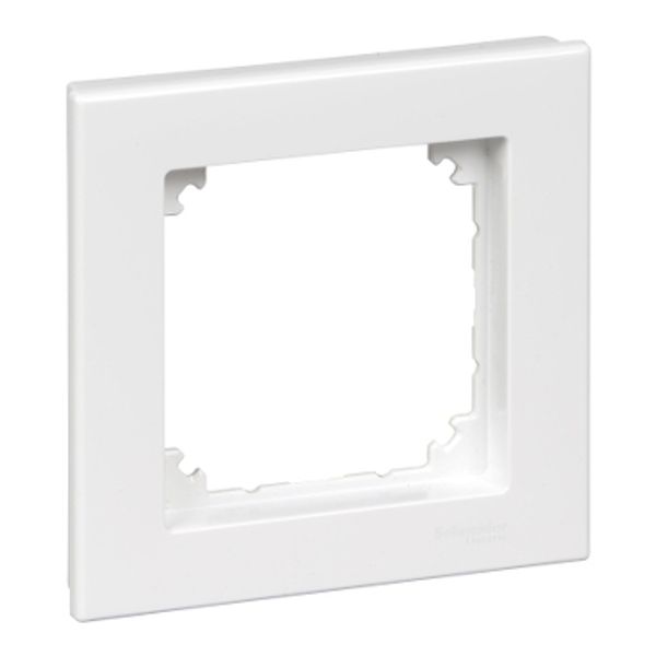 M-Plan frame, 1-gang, active white, glossy image 2