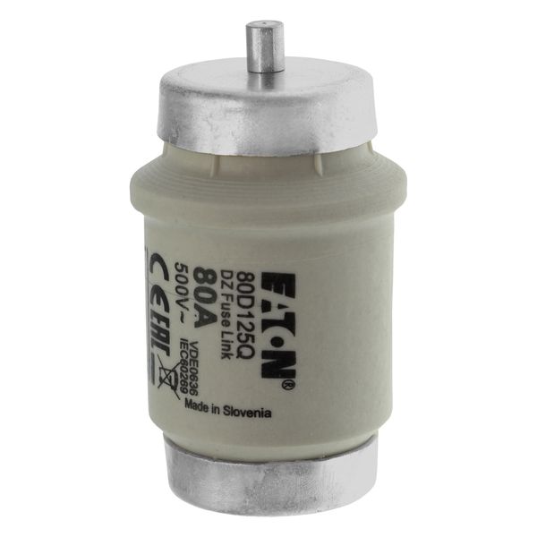 Fuse-link, low voltage, 80 A, AC 500 V, D4, gR, DIN, IEC, fast-acting image 9