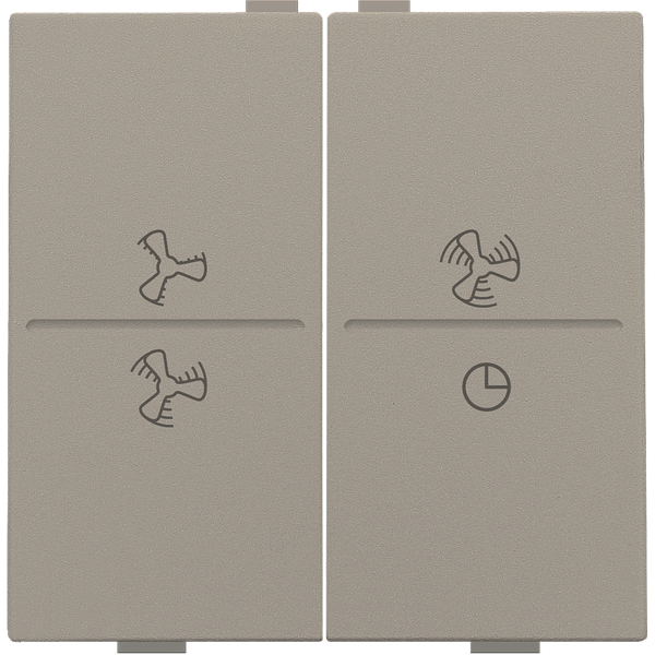 Double key with ventilator symbols 0 to 3 for wireless switch or push image 3