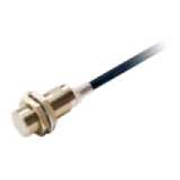 Proximity sensor, inductive, brass-nickel, M18, shielded, 5 mm, NO, 5 E2E 8557M image 4