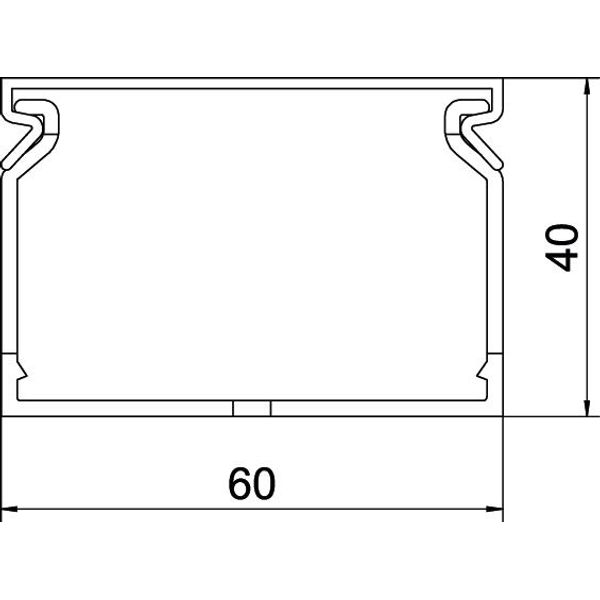 LK4H 40060 Slotted cable trunking system halogen-free image 2