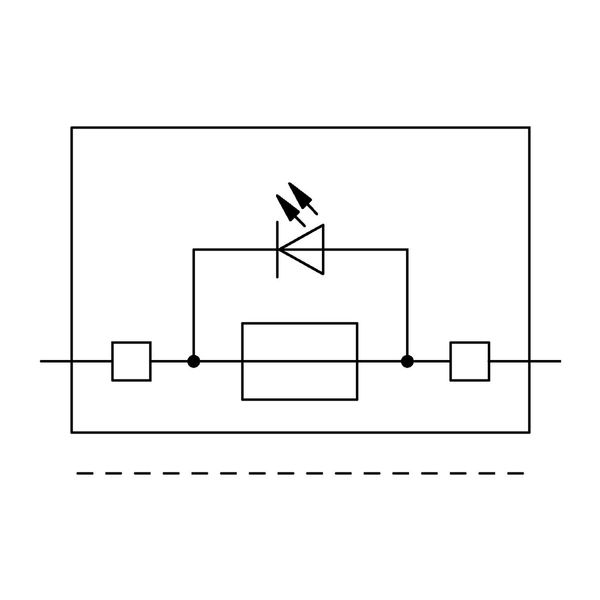 2006-1631/1000-836 2-conductor fuse terminal block; with pivoting fuse holder; for glass cartridge fuse ¼" x 1¼" image 2