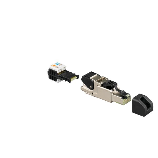 Cat.6A iso Universalstecker, RJ45, geschirmt, feldkonfektionierbar, ohne Spezialwerkzeuge image 1