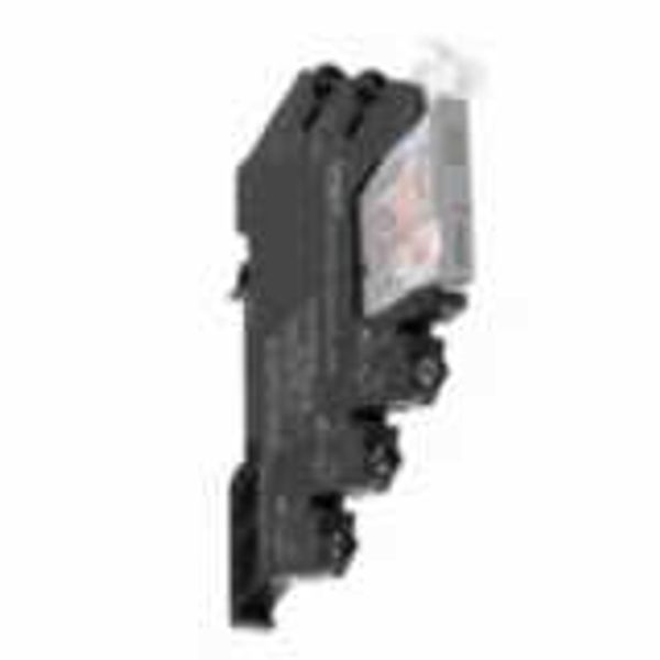 Slimline relay 6 mm incl. socket, SPDT, 6 A, Screw terminals, 110 VAC image 3