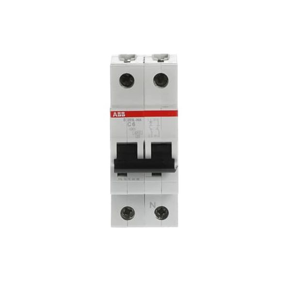 S201L-C6NA Miniature Circuit Breaker - 1+NP - C - 6 A image 1