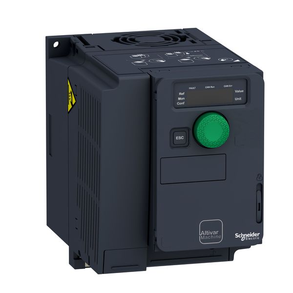 variable speed drive, ATV320, 1.1 kW, 200…240 V, 1 phase, compact image 1