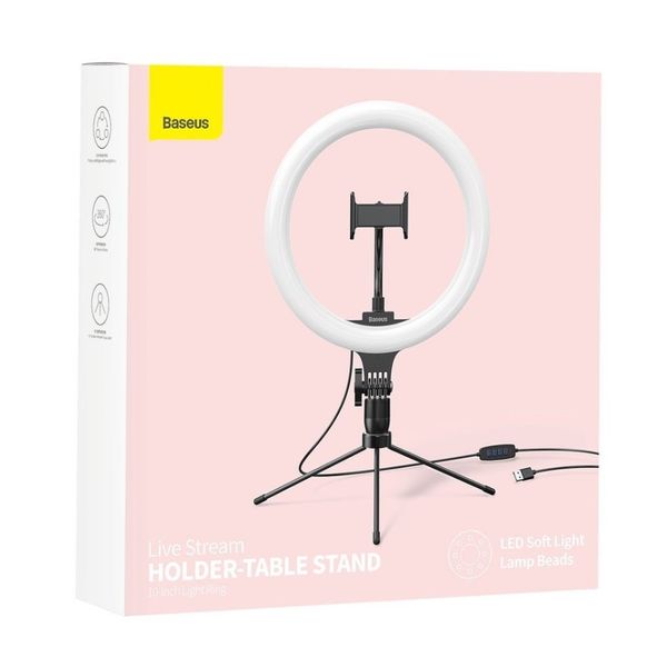 Tripod - Holder for Selfies with 10" LED Ring Light image 3