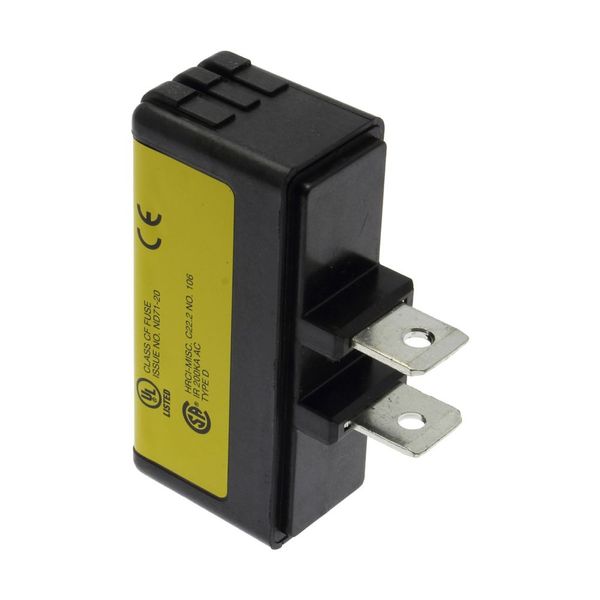 Fuse-link, low voltage, 80 A, AC 600 V, DC 300 V, 26 x 32 x 77 mm, CF, J, 1P, UL, CSA, time-delay, non-indicating image 3