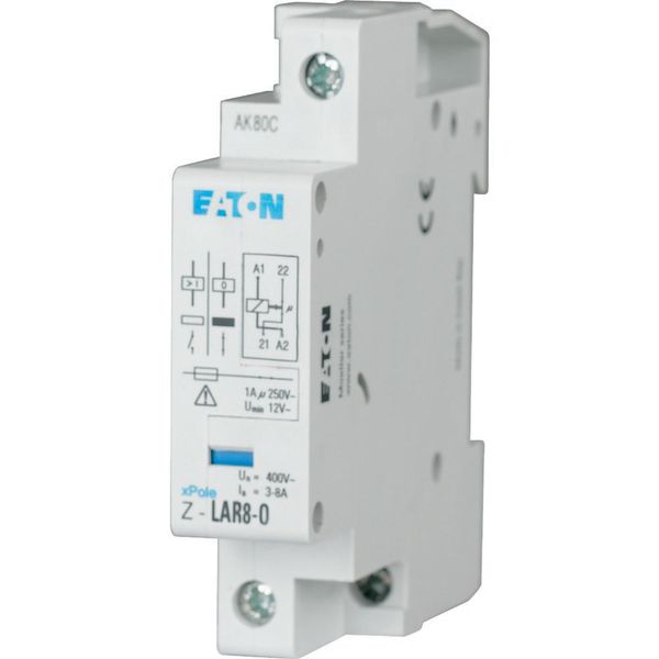 Release relay, 250VAC, 1W, 3-8A, 1HP image 2