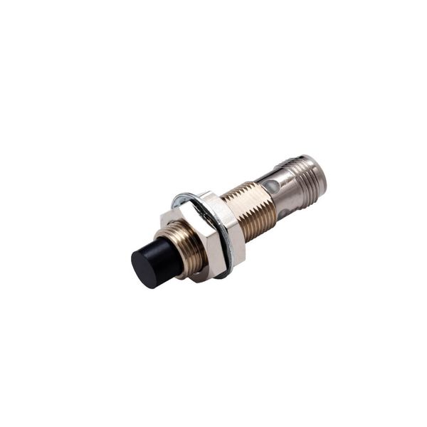 Proximity sensor, inductive, nickel-brass, short body, M12, unshielded E2EN0765C image 1