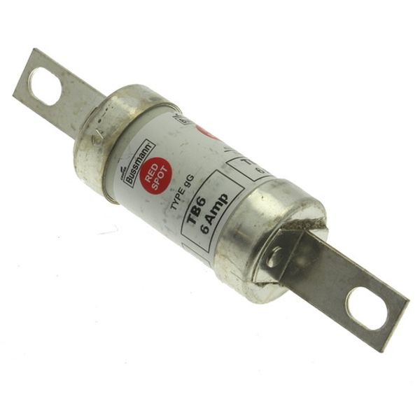 Fuse-link, low voltage, 6 A, AC 660 V, DC 460 V, BS88, 27 x 112 mm, gL/gG, BS image 3