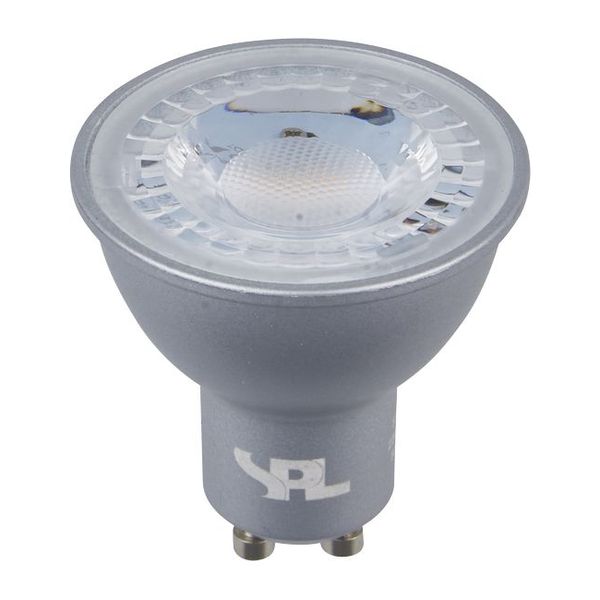 LED GU10 MR16 50x55 230V 380Lm 7W 822 46° AC Silver Dim image 1