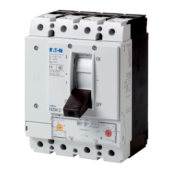 Circuit breaker, overload/short-circuit protection, 4p, 100A, screw connection image 3