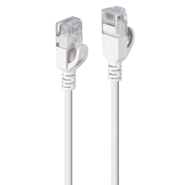 0.5m Cat.6A U/FTP LSZH Ultra Slim Network Cable, Grey RJ45, M/M, 500MHz, Copper, 30AWG image 1