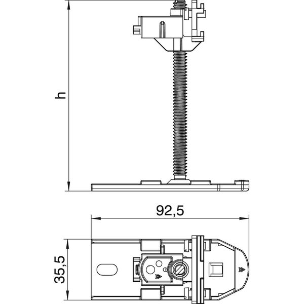 OKA NEVE 250 Height-adjustment unit for OKA-G and OKA-W image 2