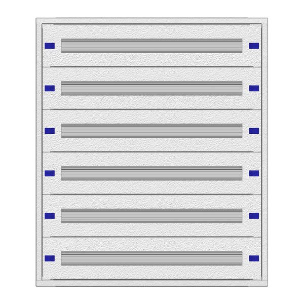 Wall-mounted distribution board 3A-18L, H:915 W:810 D:250mm image 1