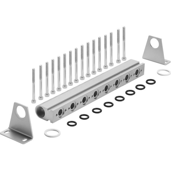 PAL-3/8-8-B Common supply manifold image 1