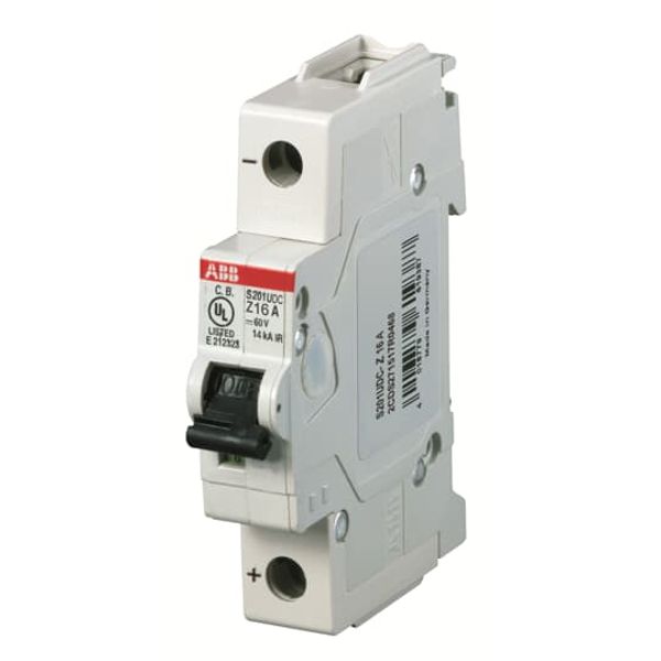 S201UDC-Z4 Miniature Circuit Breaker - 1P - Z - 4 A image 3