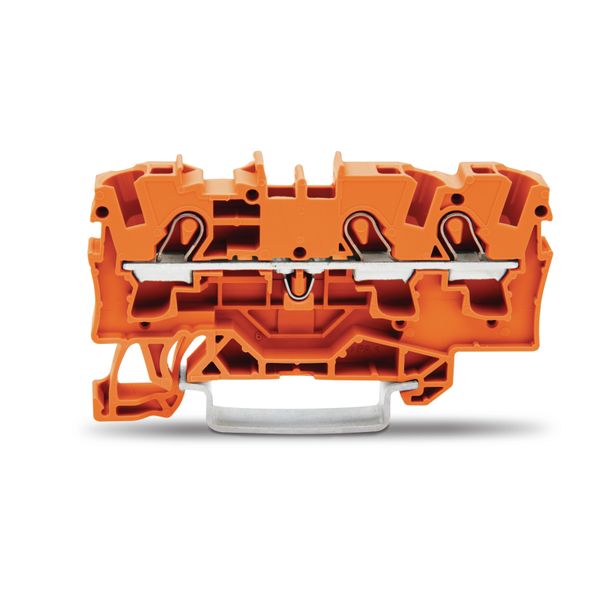 3-conductor through terminal block 4 mm² suitable for Ex e II applicat image 1