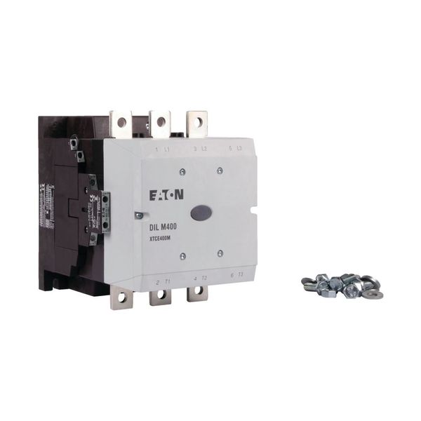 Contactor, 380 V 400 V 212 kW, 2 N/O, 2 NC, RDC 48: 24 - 48 V DC, DC operation, Screw connection image 10