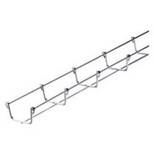 GALVANIZED WIRE MESH CABLE TRAY BFR30 - LENGTH 3 METERS - WIDTH 50MM - FINISHING: Z100 image 1