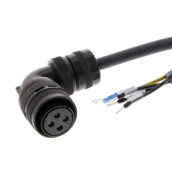 Servo motor power cable, 15 m, w/o brake, 900 W-1.5 kW AA028889A image 1