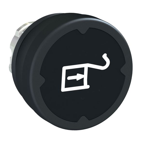 PUSHBUTTON HE, BLACK, WITH MARKING image 1